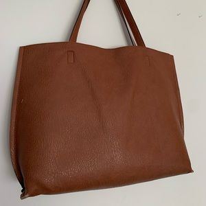 Nordstrom brown leather work bag